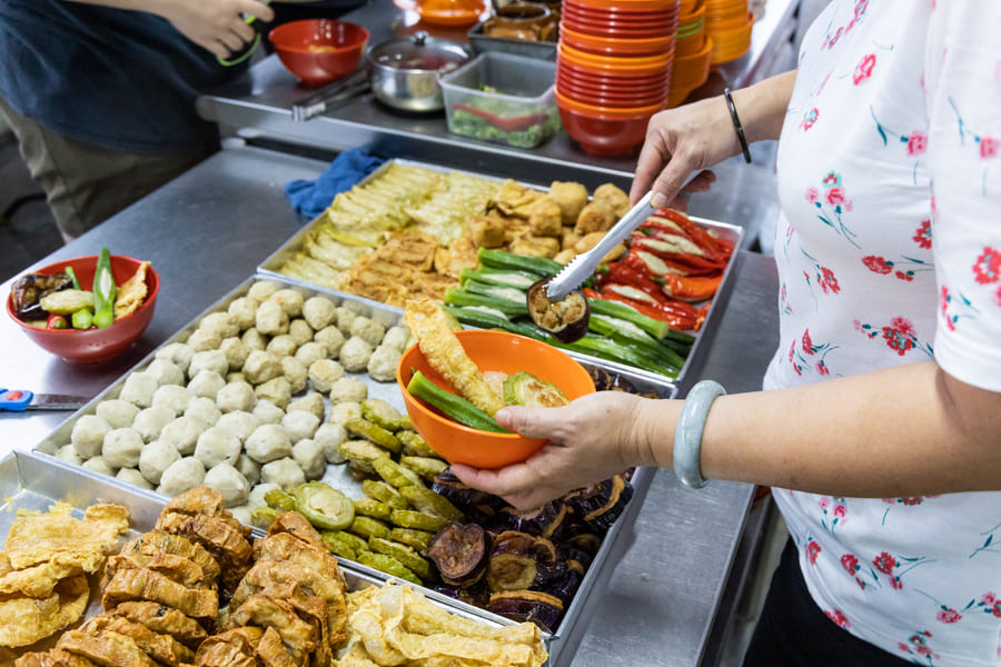comida callejera en China
